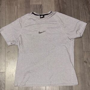 Nike Men's Heather Gray Short Sleeve Tee